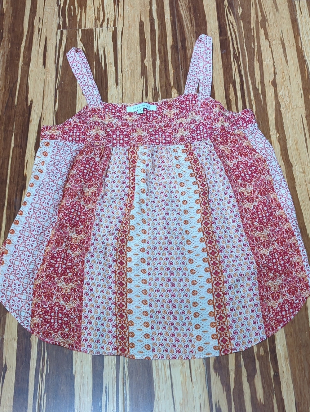 Rose + Olive swing top